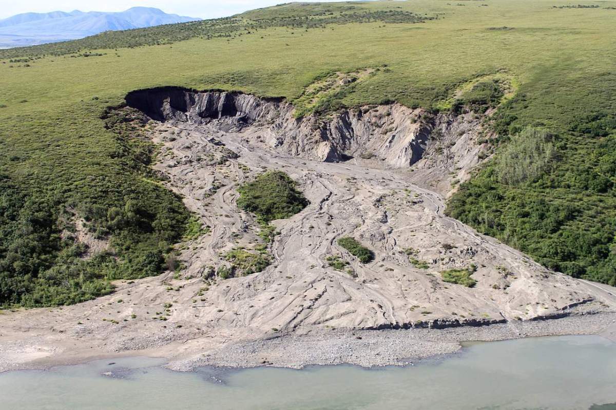 permafrost landslide