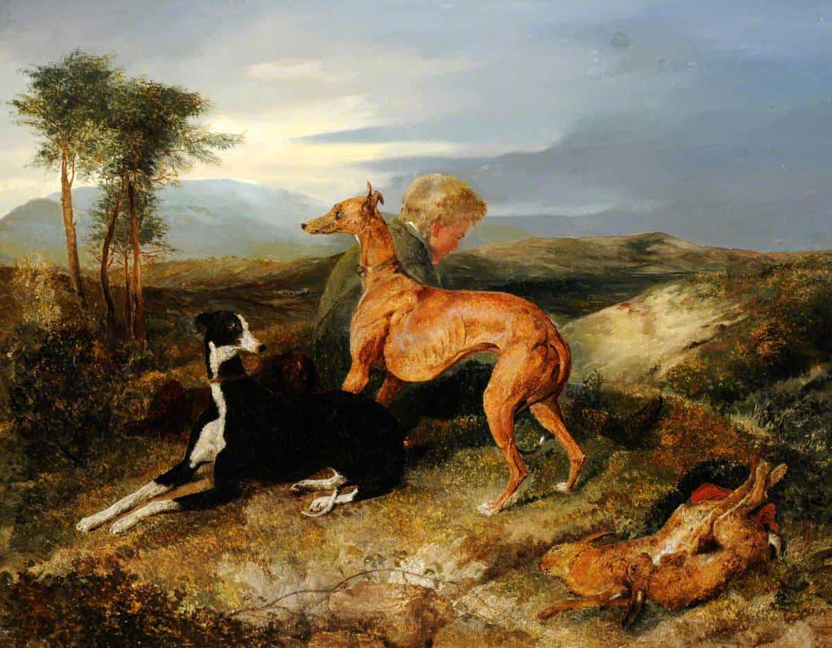 dogs painting