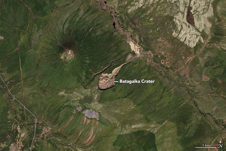 Batagaika crater